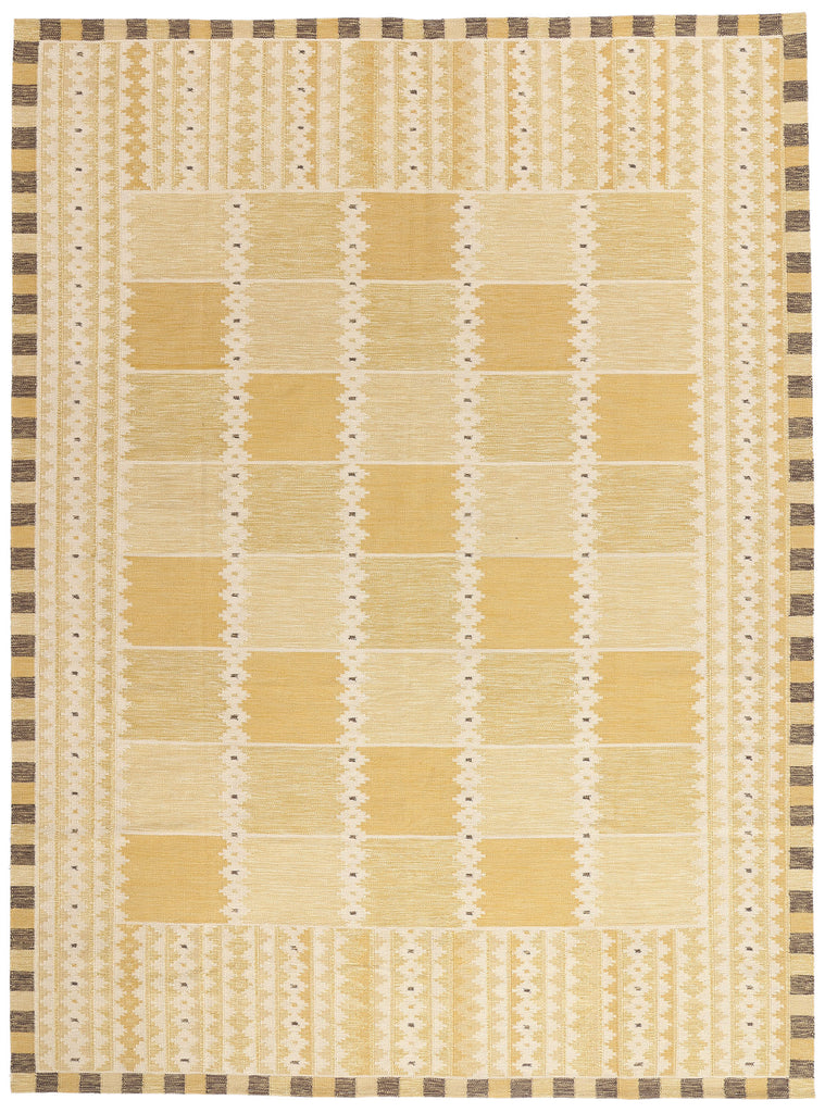 10 x 14 - Gold New Kilim Rug - 31359