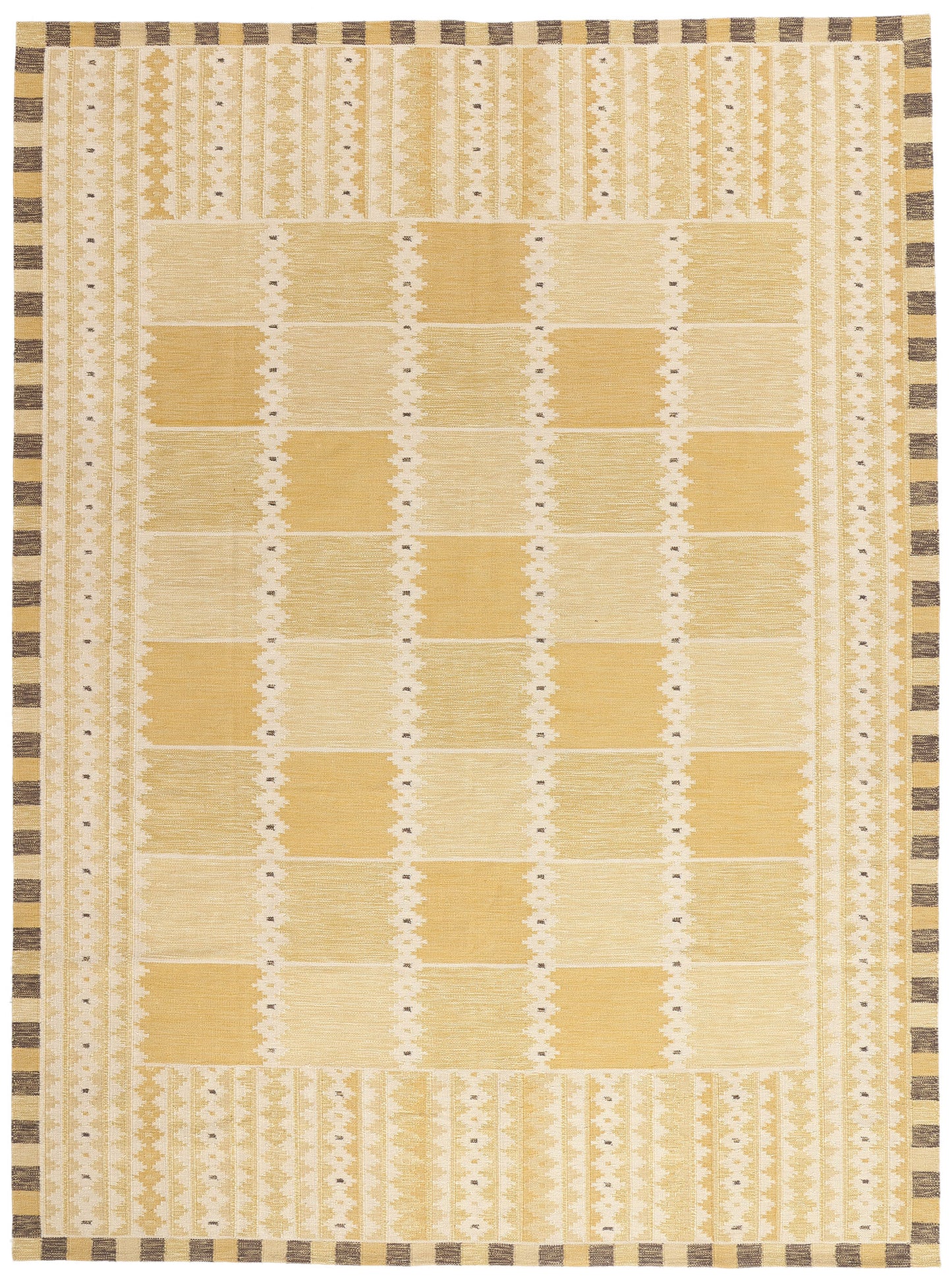 10 x 14 - Gold New Kilim Rug - 31359