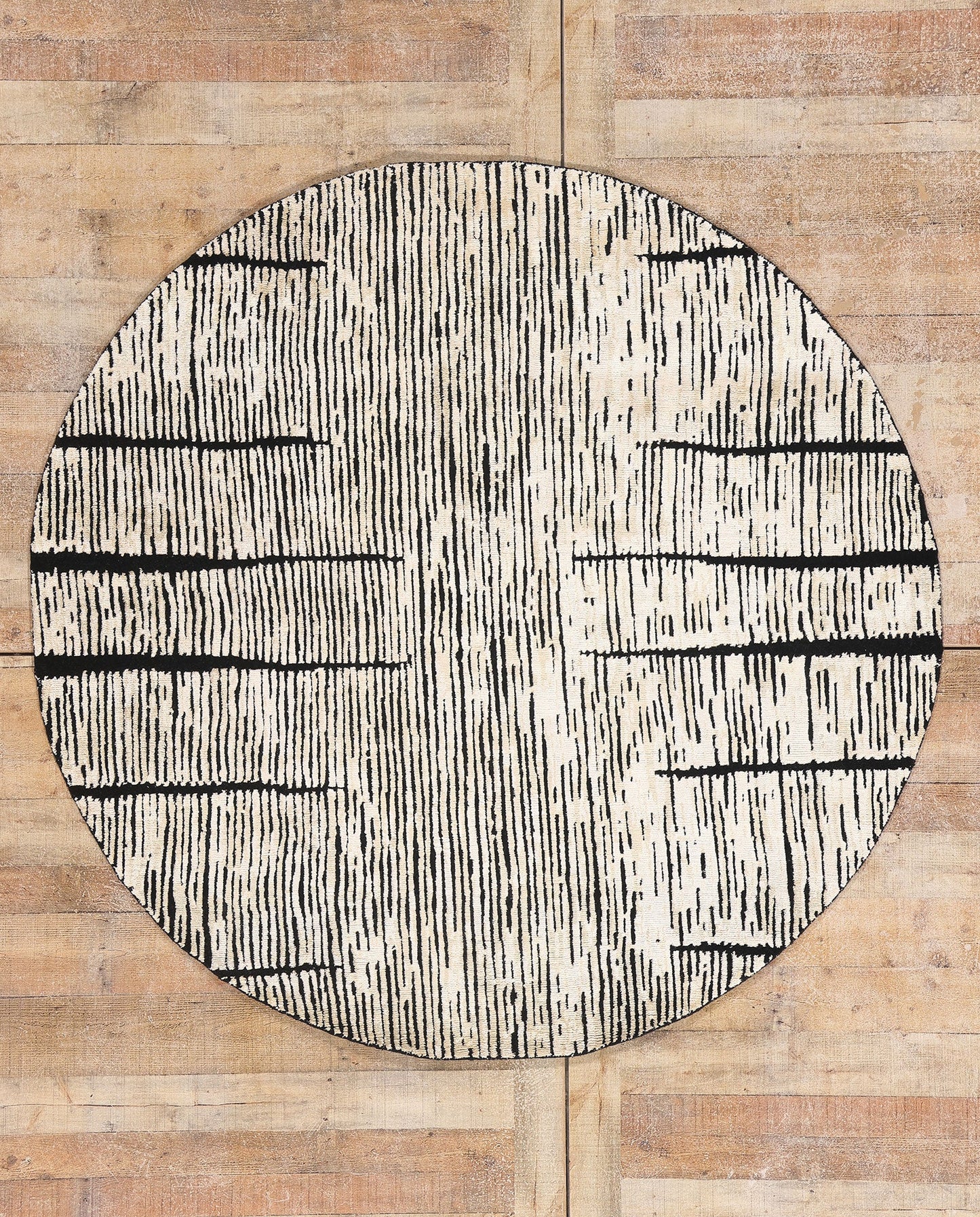 6 x 6 - Beige New Contemporary Rug - 31363