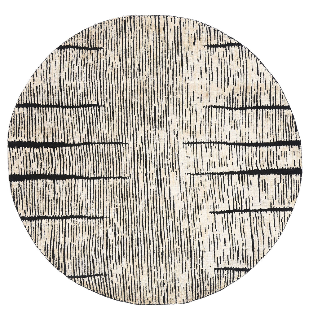 6 x 6 - Beige New Contemporary Rug - 31363