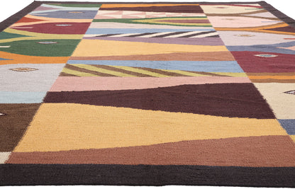 9 x 12 - Multicolor New Indian Kilim Rug - 31368