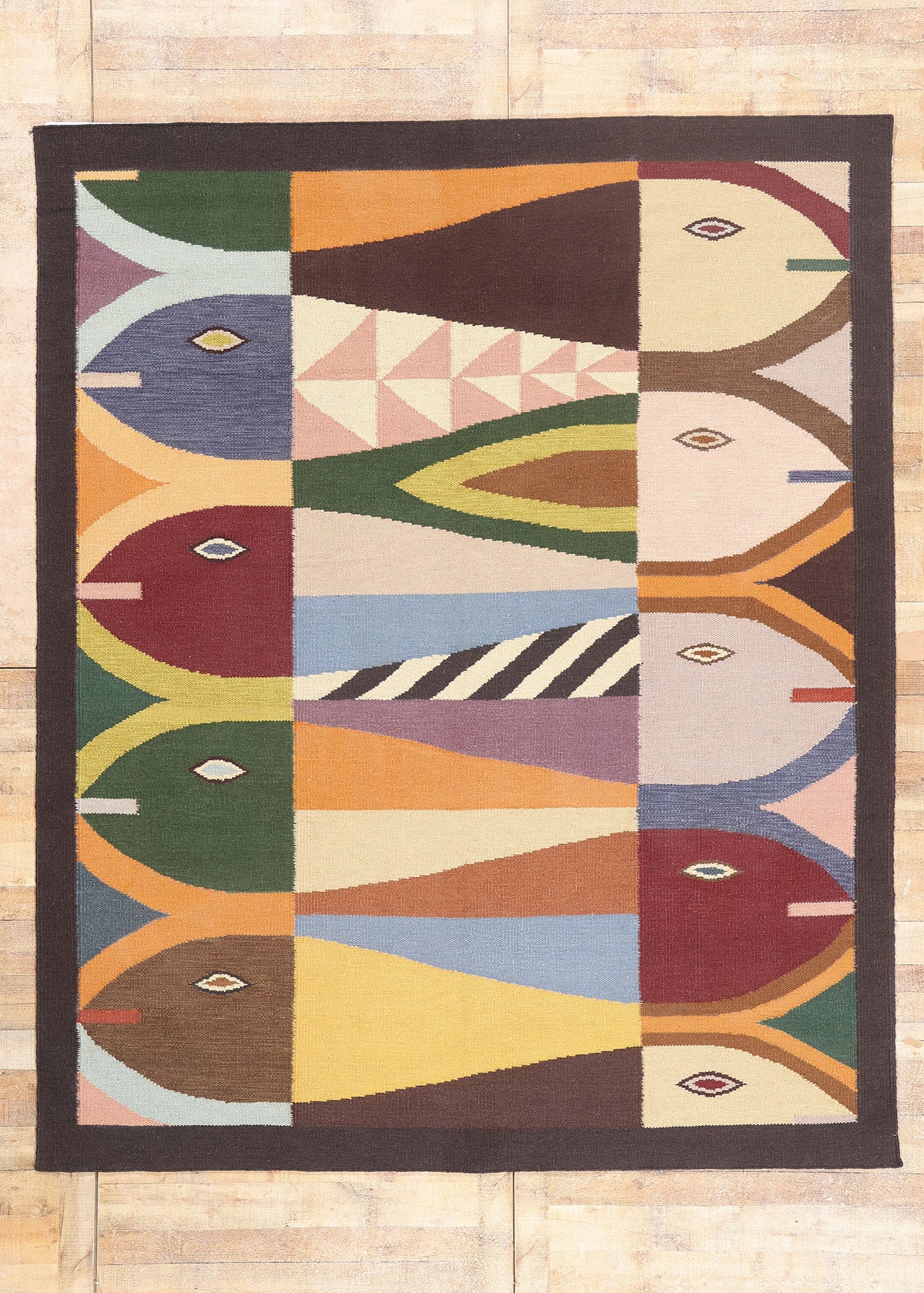 8 x 10 - Multicolor New Indian Kilim Rug - 31369
