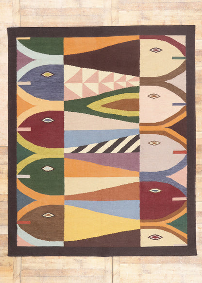 8 x 10 - Multicolor New Indian Kilim Rug - 31369