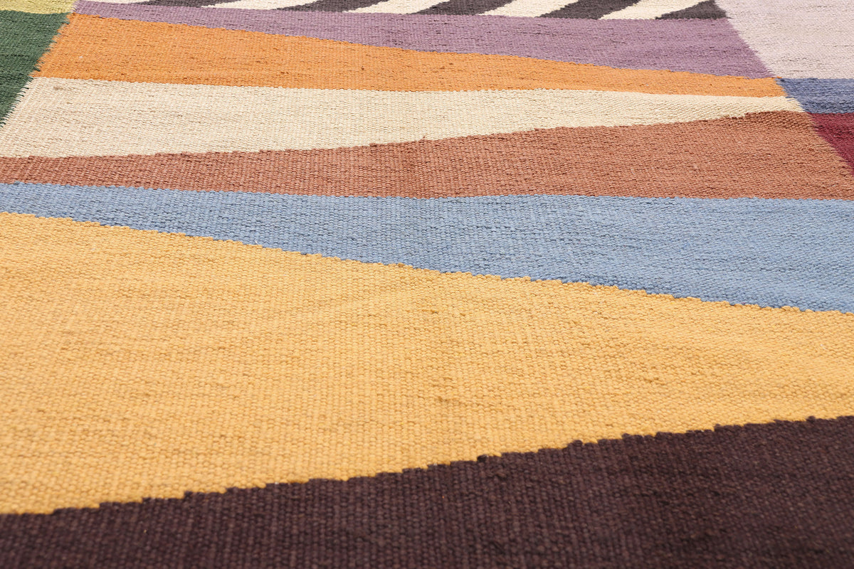 8 x 10 - Multicolor New Indian Kilim Rug - 31369