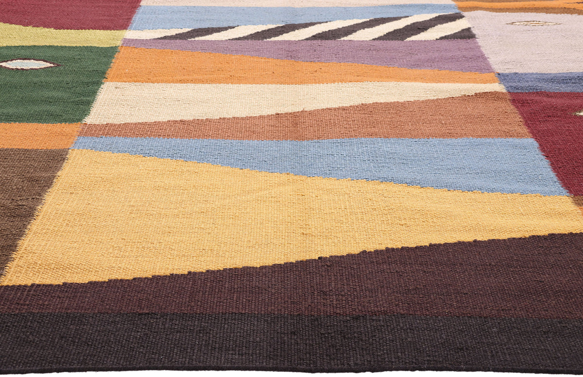8 x 10 - Multicolor New Indian Kilim Rug - 31369