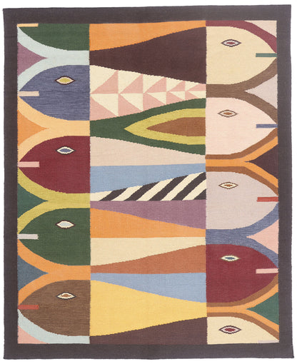8 x 10 - Multicolor New Indian Kilim Rug - 31369