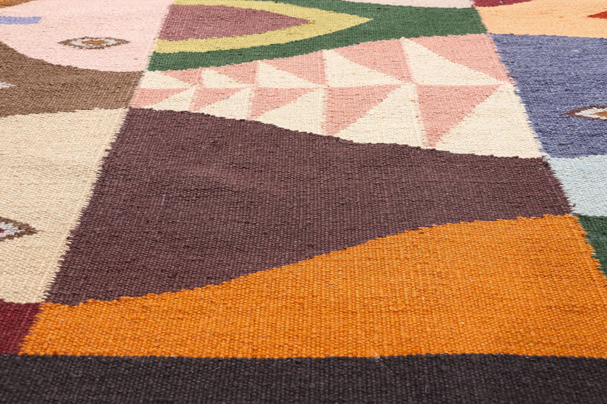 5 x 8 - Multicolor New Indian Kilim Rug - 31370