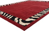 8 x 10 - Red New Contemporary Indian Rug - 31371