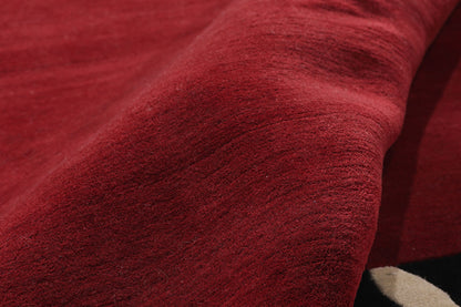 8 x 10 - Red New Contemporary Indian Rug - 31371