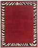 8 x 10 - Red New Contemporary Indian Rug - 31371