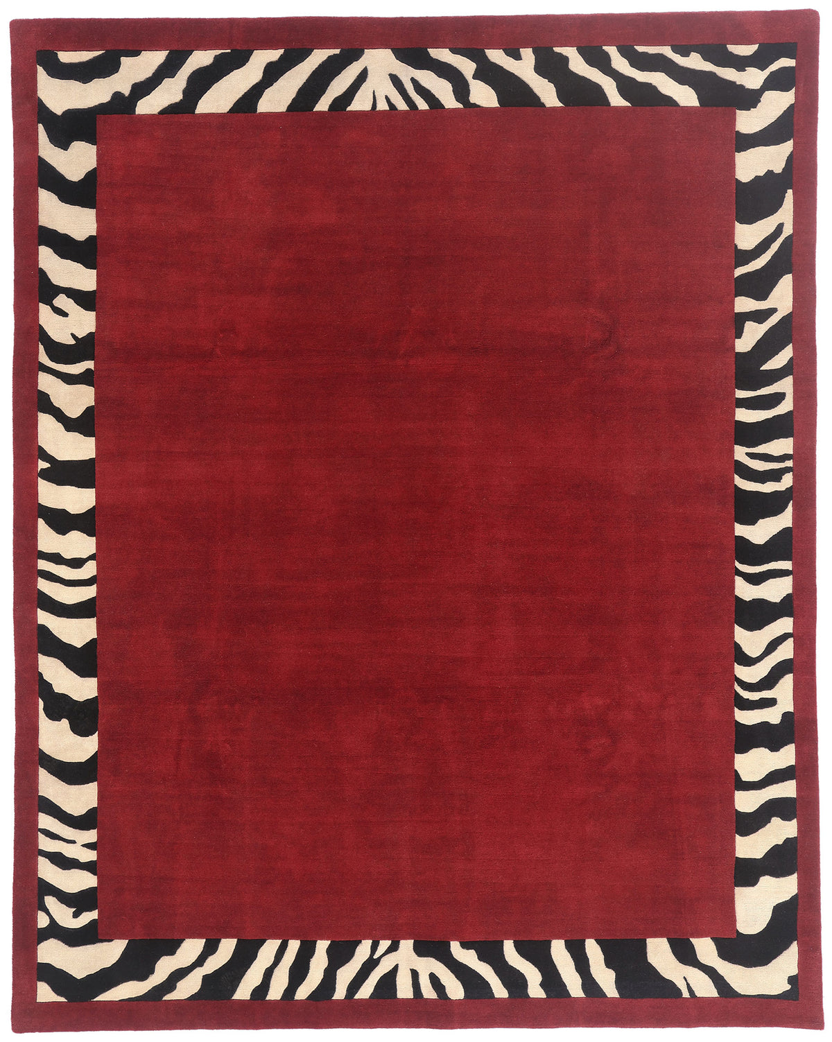 8 x 10 - Red New Contemporary Indian Rug - 31371