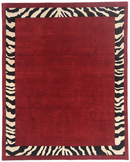 8 x 10 - Red New Contemporary Indian Rug - 31371