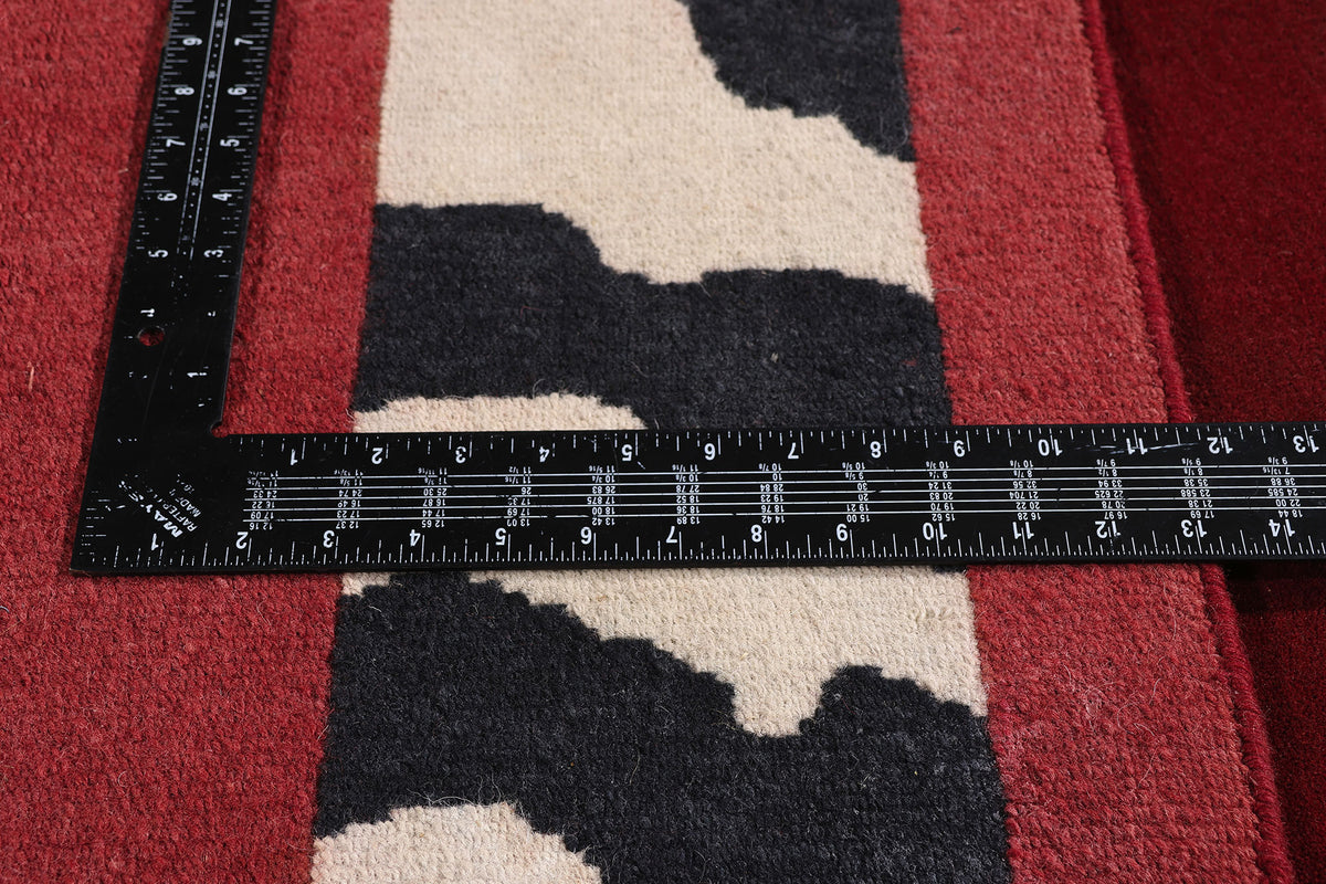 8 x 10 - Red New Contemporary Indian Rug - 31372