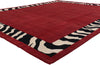 8 x 10 - Red New Contemporary Indian Rug - 31372