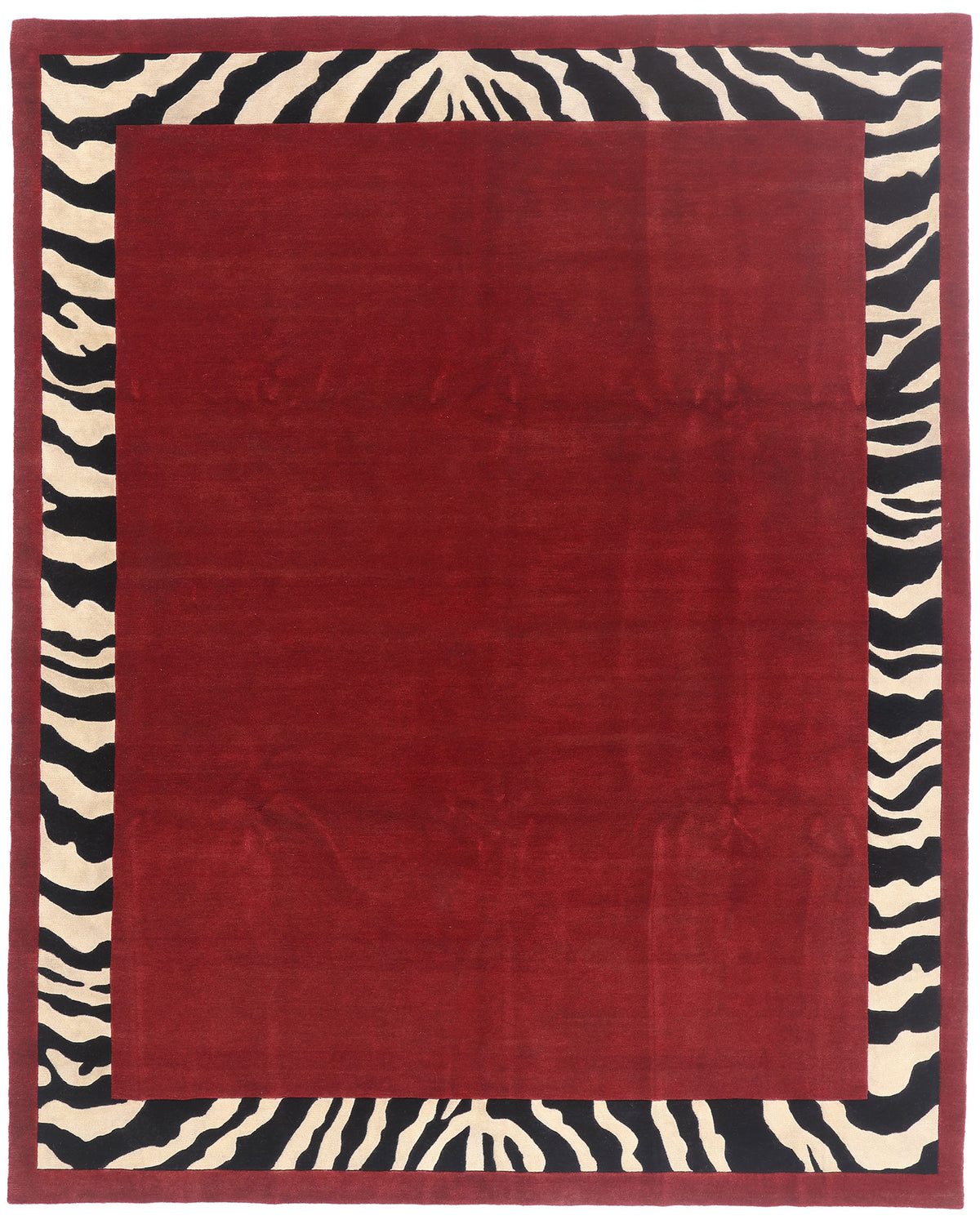 8 x 10 - Red New Contemporary Indian Rug - 31372