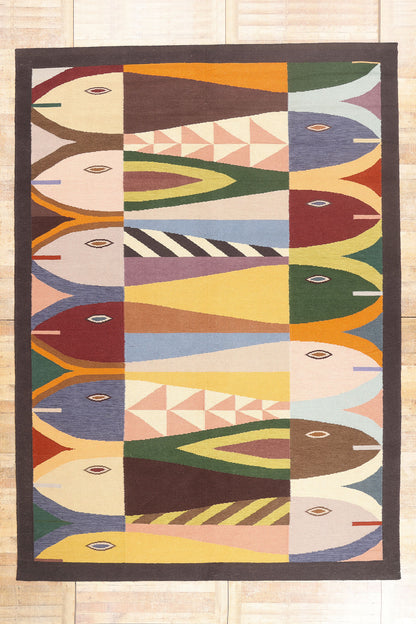 10 x 14 - Multicolor New Indian Kilim Rug - 31373
