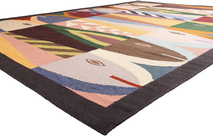 10 x 14 - Multicolor New Indian Kilim Rug - 31373