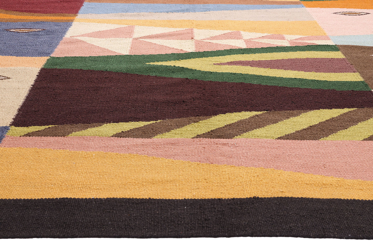 10 x 14 - Multicolor New Indian Kilim Rug - 31373