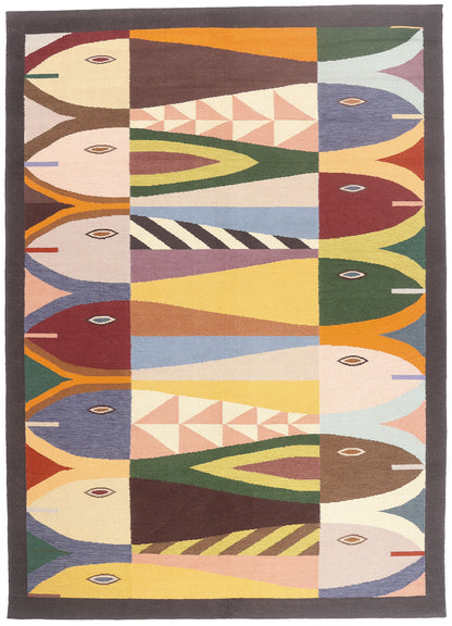 10 x 14 - Multicolor New Indian Kilim Rug - 31373