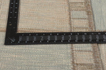 13 x 14 - Light Blue New Indian Kilim Rug - 31374