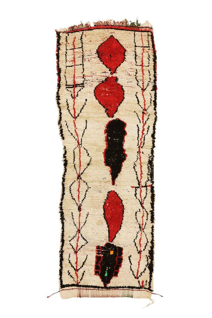 4 x 10 - Beige Vintage Moroccan Rug - 20372