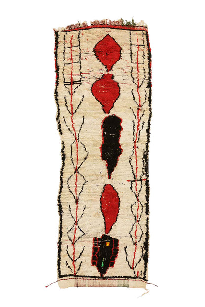 4 x 10 - Beige Vintage Moroccan Rug - 20372