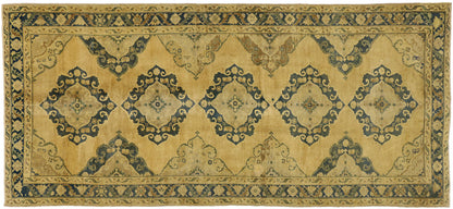 5 x 11 Vintage Turkish Oushak Rug 50004