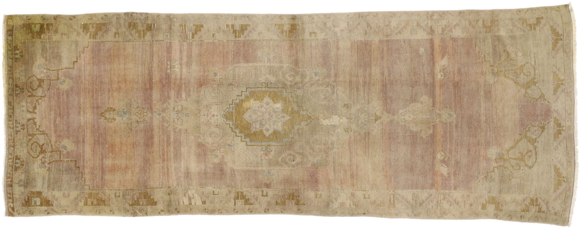 4 x 11 Vintage Oushak Rugs 50014