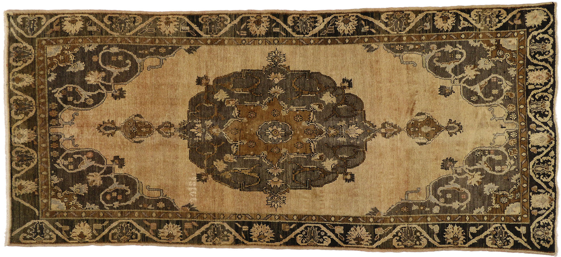 5 x 12 Vintage Oushak Rug 50033