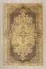 7 x 11 - Brown Vintage Turkish Oushak Rug - 50042