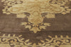 7 x 11 - Brown Vintage Turkish Oushak Rug - 50042