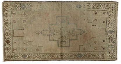 3 x 6 Vintage Oushak Rug 50061