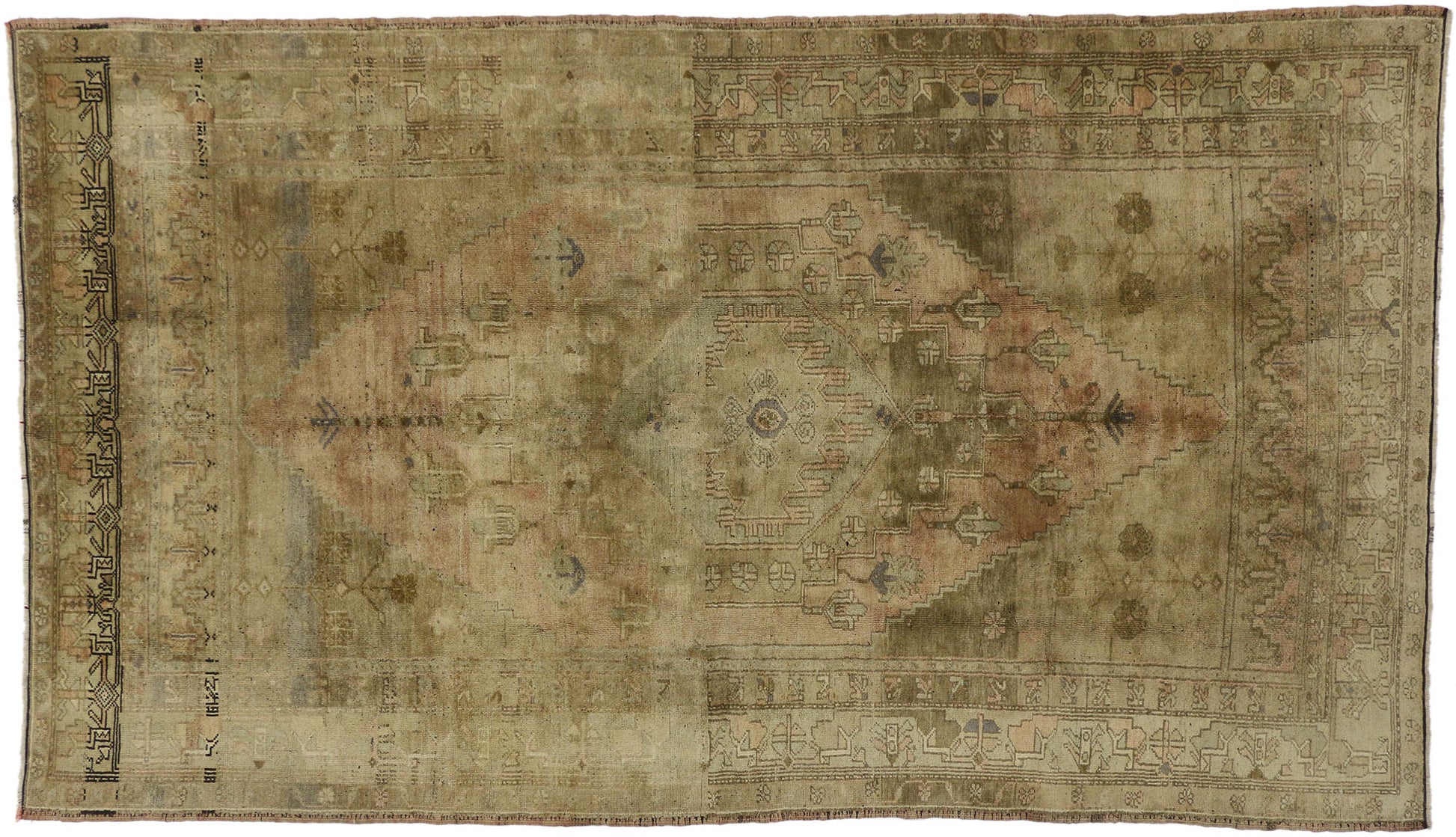 5 x 9 Vintage Oushak Rug 50083