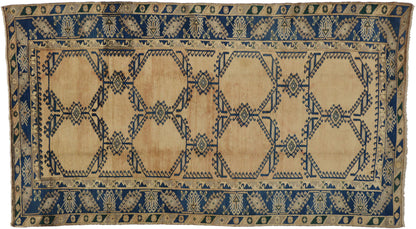 6 x 10 Vintage Turkish Oushak Rug 50100
