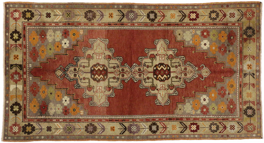 4 x 7 Vintage Oushak Rug 50122