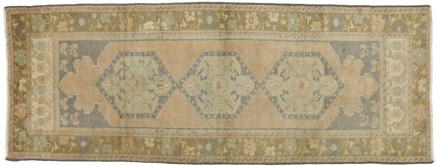 3 x 9 Vintage Oushak Rug 50140