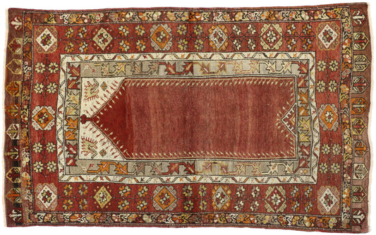 4 x 6 Vintage Oushak Rug 50147