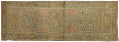 4 x 10 Vintage Turkish Oushak Rug 50184