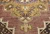 4 x 7 - Purple Vintage Turkish Oushak Rug - 50187