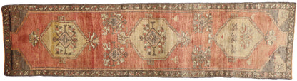 3 x 11 Vintage Turkish Oushak Runner 50190