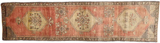 3 x 11 Vintage Turkish Oushak Runner 50190