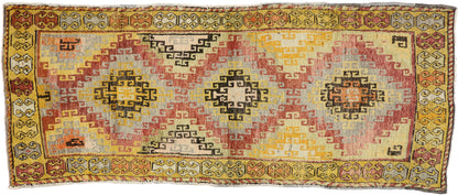 4 x 10 Antique Turkish Oushak Runner 50224