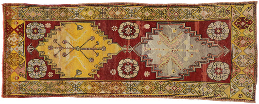 4 x 10 Antique Oushak Runner 50237