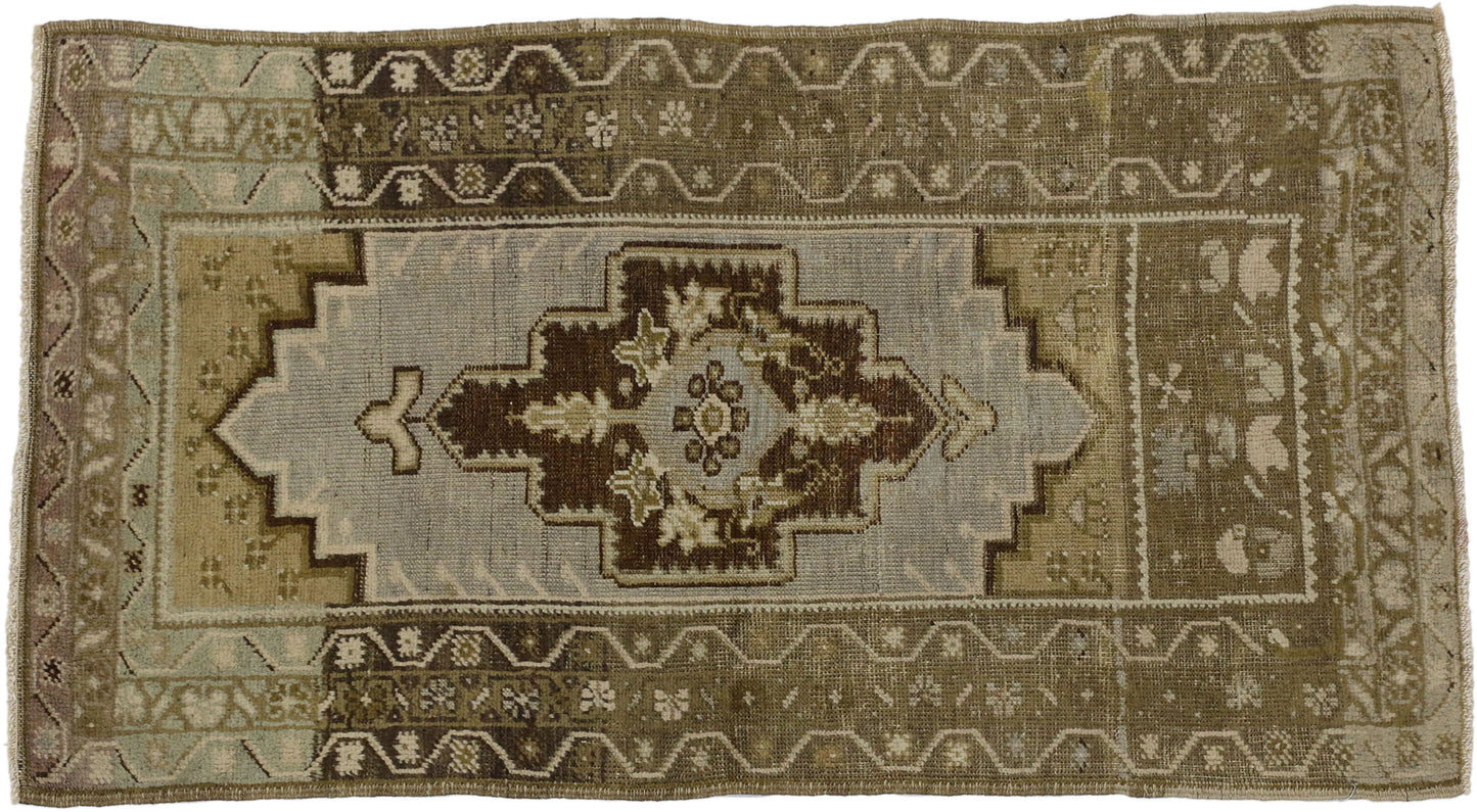 3 x 5 Vintage Oushak Rug 50239