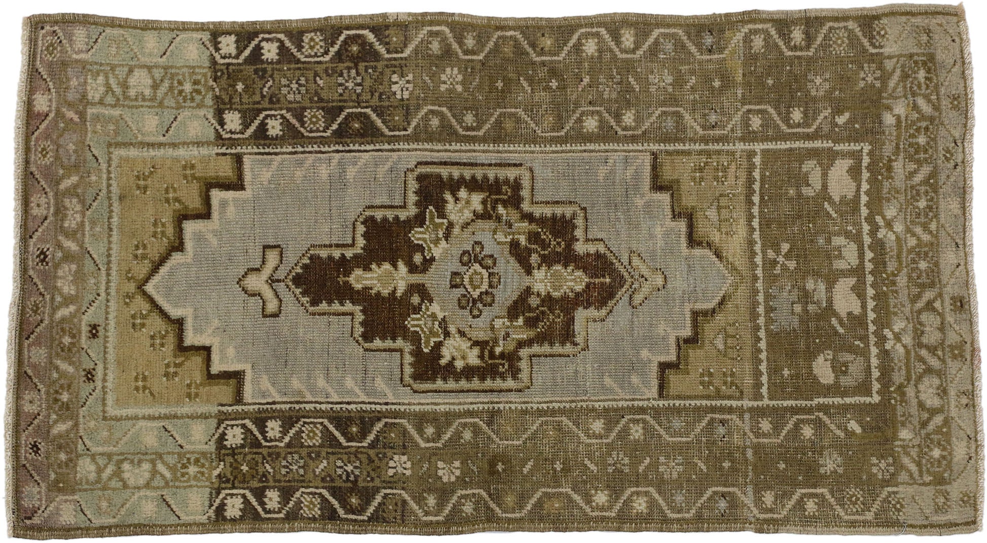3 x 5 Vintage Oushak Rug 50239