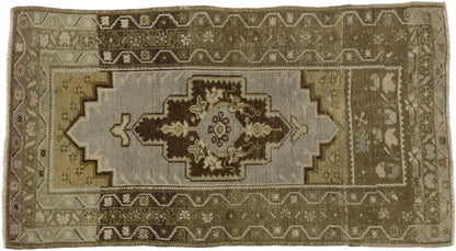 3 x 5 Vintage Oushak Rug 50239