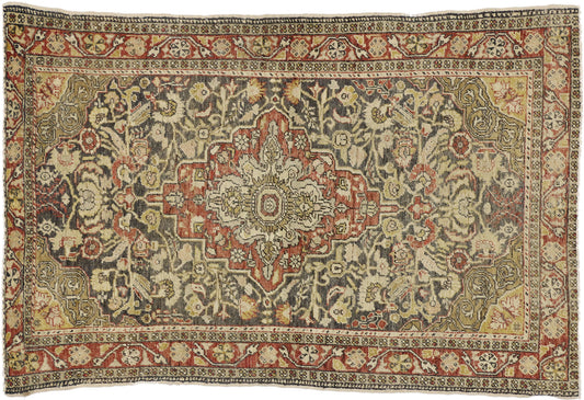 4 x 7 Antique Turkish Sivas Rug 50245