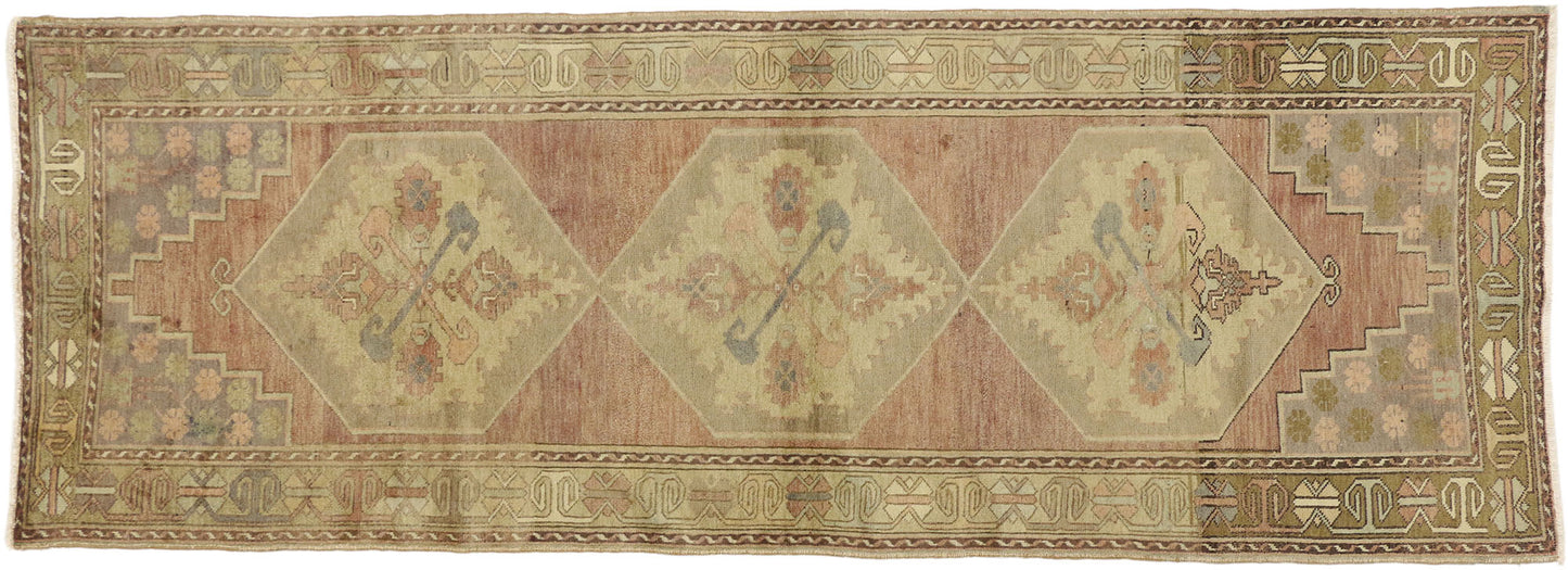 4 x 10 Vintage Oushak Rug 50267