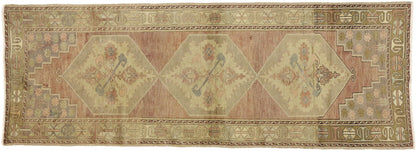 4 x 10 Vintage Oushak Rug 50267