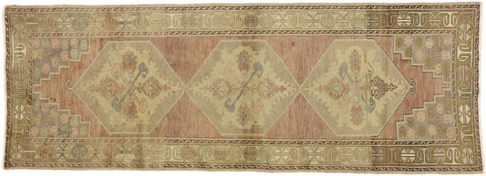 4 x 10 Vintage Oushak Rug 50267